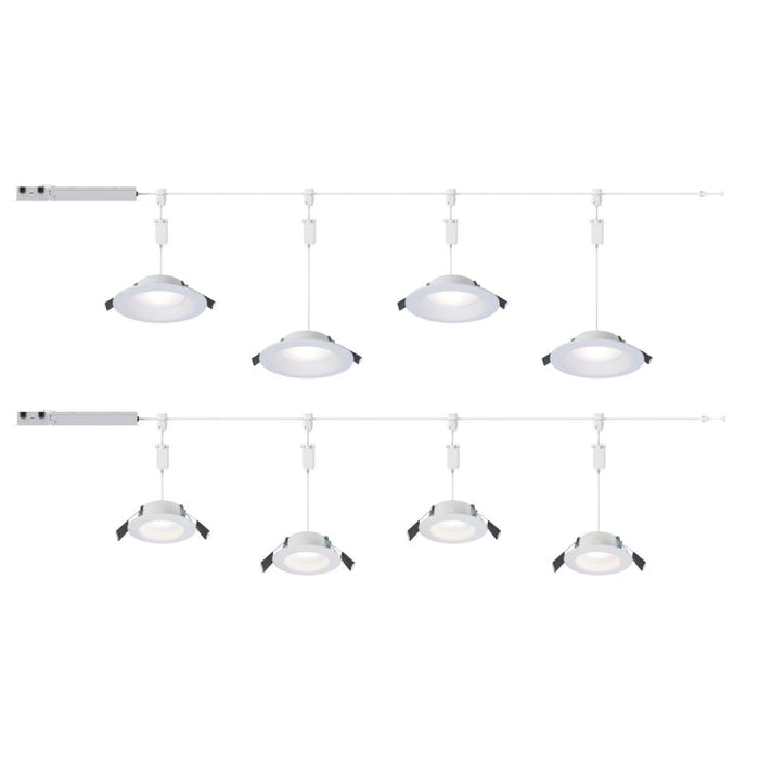 Halo RLQL4069SE010DM-8PK 4" QuickLink Low Voltage 0-10V Canless Downlights, 8-Pack Kit (Including Driver)