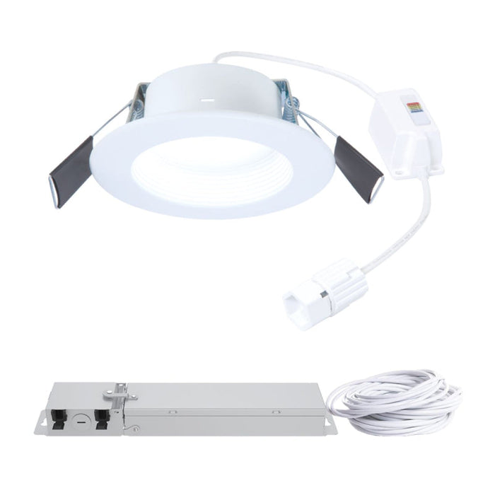 Halo RLQL4069SE010DM-8PK 4" QuickLink Low Voltage 0-10V Canless Downlights, 8-Pack Kit (Including Driver)