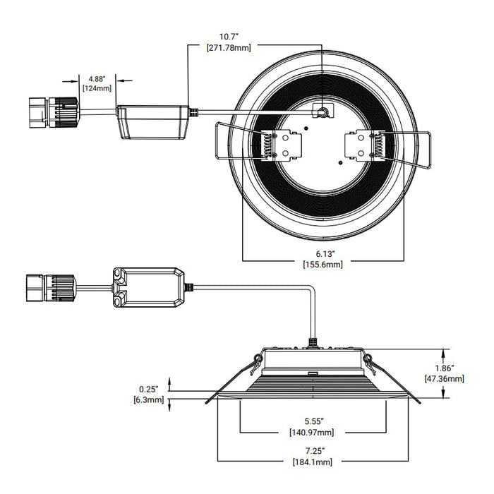Halo  RLQL6069SE010DM-8PK 6" QuickLink Low Voltage 0-10V Canless Downlights, 8-Pack, Kit Including Driver