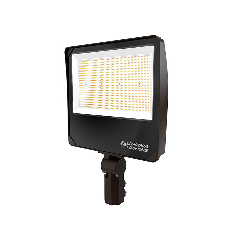Lithonia Contractor Select ESXF5 ALO SWW2 LED Flood Light, Yoke/SlipFitter Mount, Switchable CCT & Lumen