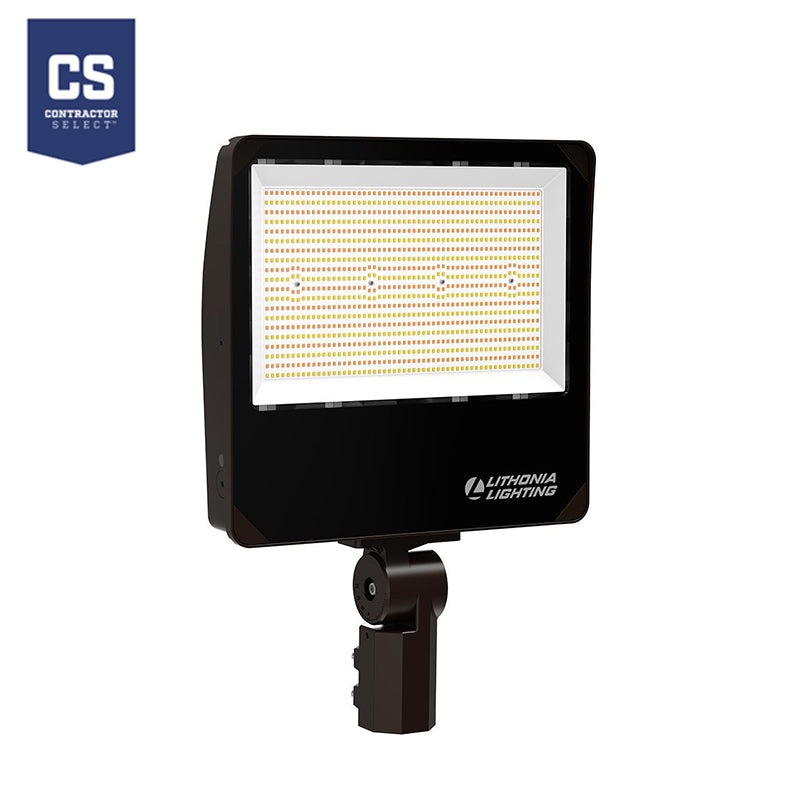 Lithonia Contractor Select ESXF5 ALO SWW2 LED Flood Light, Yoke/SlipFitter Mount, Switchable CCT & Lumen
