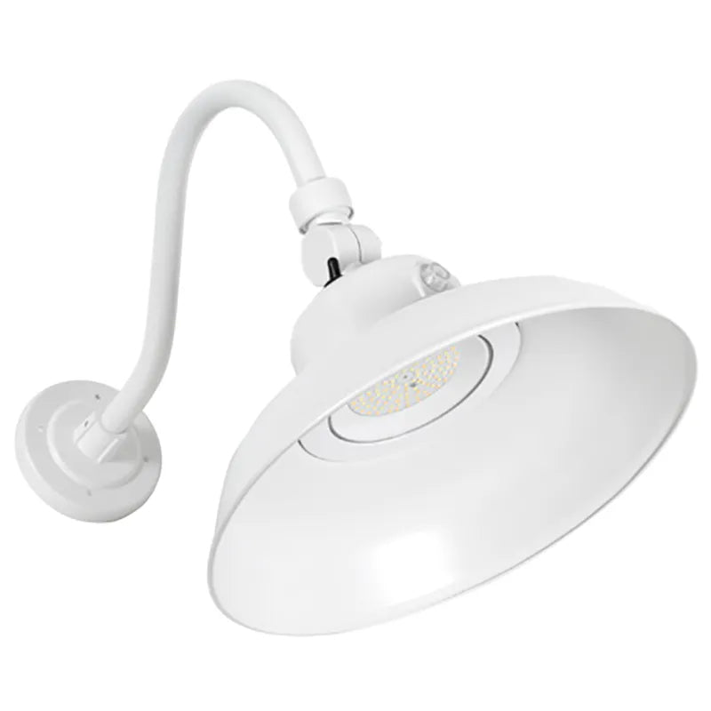 Westgate GNB 40W LED Gooseneck Barn Light, CCT Selectable, 0-10 Dimming, 4800 Lumens, 120-277V