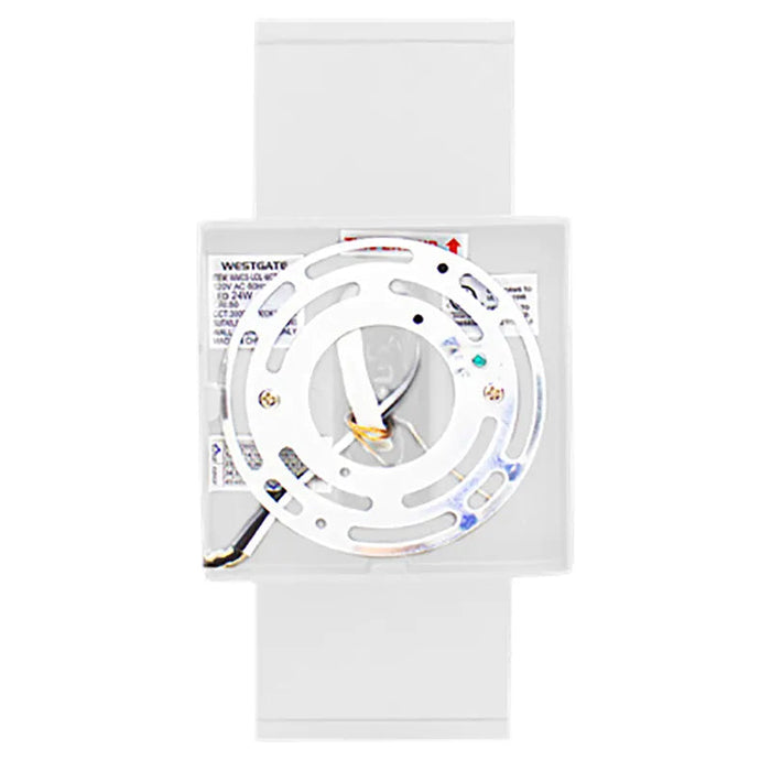 Westgate WMCS-UDL 4" 24W LED Square Cylinder Light, Up/Down Light, RGBW