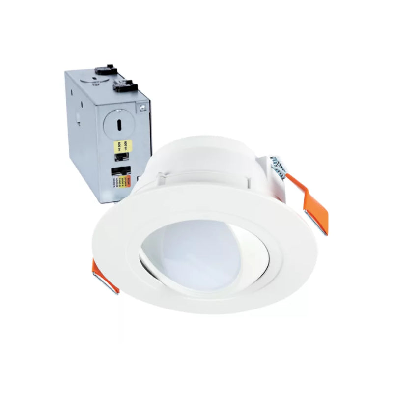 Halo RA6LS 6" Baffle Adjustable Canless LED Downlight, Lumen & CCT Selectable, Dimmable, 120V, Title 24