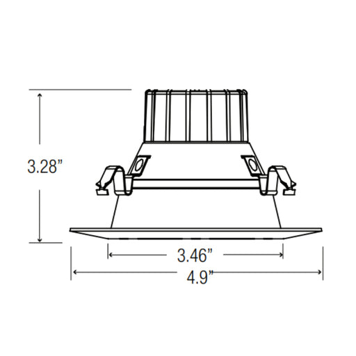 Elite REL437 4" 11W/13W Economy LED Retrofit Module, 5CCT Selectable, 700/1100 Lumens, 120V/120-277V