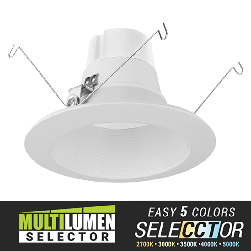 Elite REL637 6" LED Retrofit Lighting Module, 5CCT & Lumens Selectable, 120V
