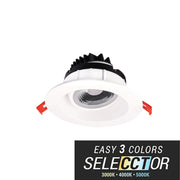 Elite RL472 4" Canless LED Gimbal Adjustable, 1000 Lumens, 5CCT Selectable, 120V