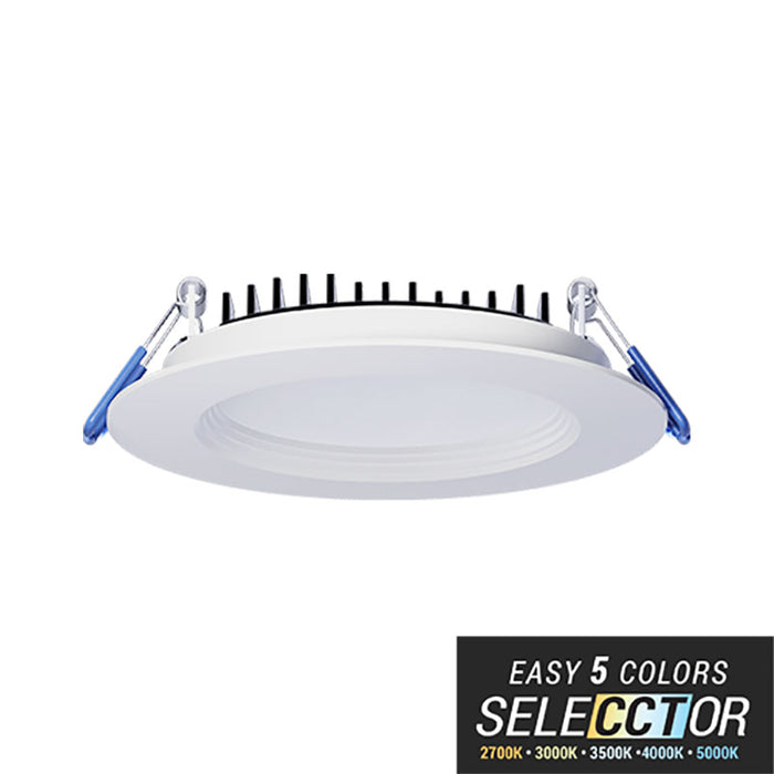Elite RL479-CCT 4" Baffle Round Slim LED Fixture, CCT Selectable