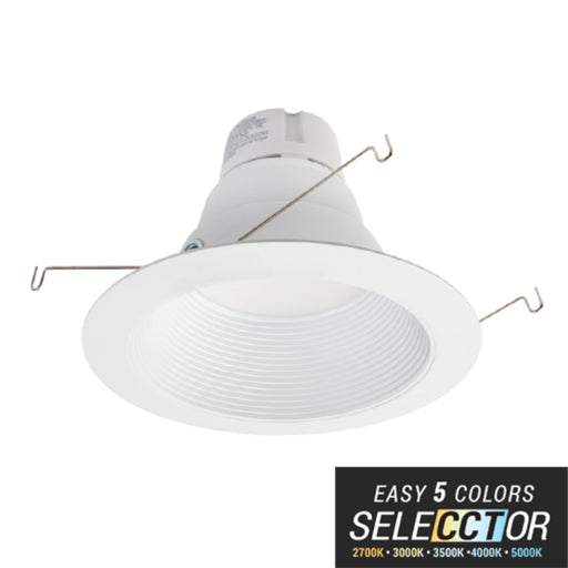 Elite RL531 5" LED Baffle Recessed Retrofit, 950 Lumens, Selectable CCT