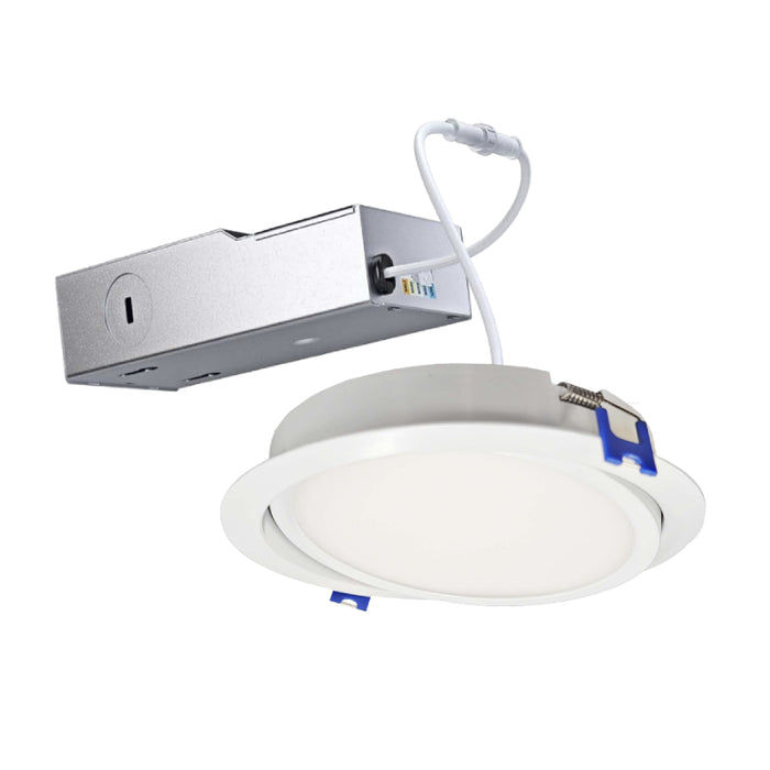 Elite RPL664-ML-CCT 6" Round Adjustable LED Downlight, 5CCT & Lumen Selectable
