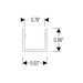 Nora NATL-CIP26 4-ft Deep Channel for 120V Tape Light