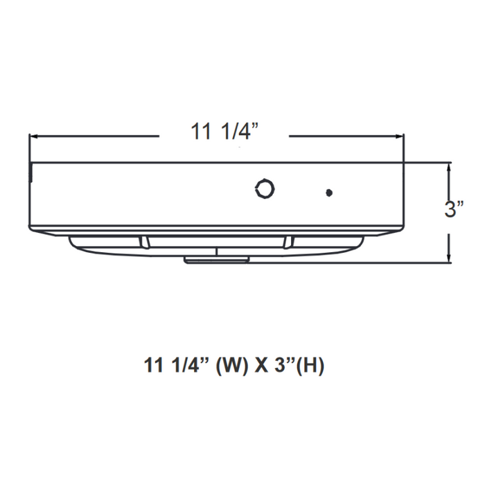 Westgate CXER-30-50W-MCTP-SR-EM Round New Concept Garage and Ceiling Light with Emergency Backup, Selectable CCT & Wattage