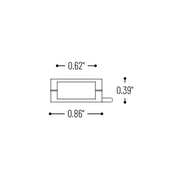 Nora NATL-IP6512 Mounting Clips for 120V Tape Light