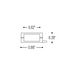 Nora NATL-IP6512 Mounting Clips for 120V Tape Light