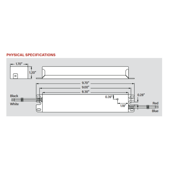 Keystone KTLD-100-UV-24V 96W Constant Voltage LED Driver