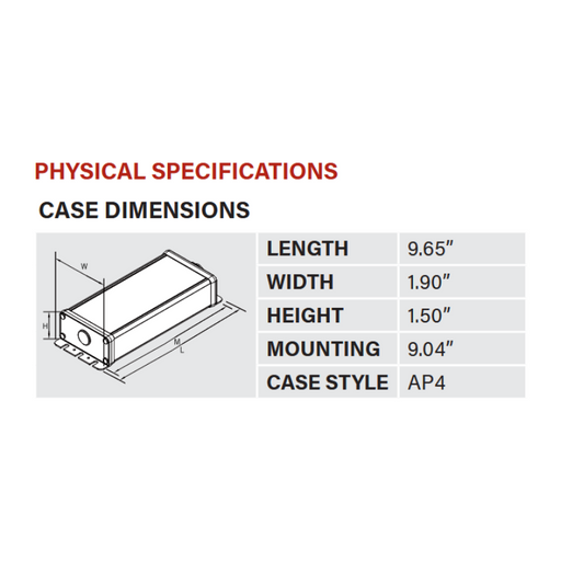 Keystone KTLD-60-UV-12V-67 60W Constant Voltage LED Driver