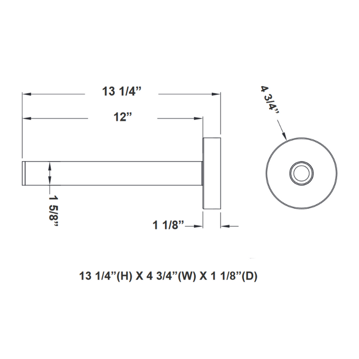 Westgate CMC1L-MCT 1" 10W LED Ceiling Cylinder, CCT Selectable