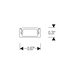 Nora NATL2-C24A 4-ft Shallow Channel for Tape Light