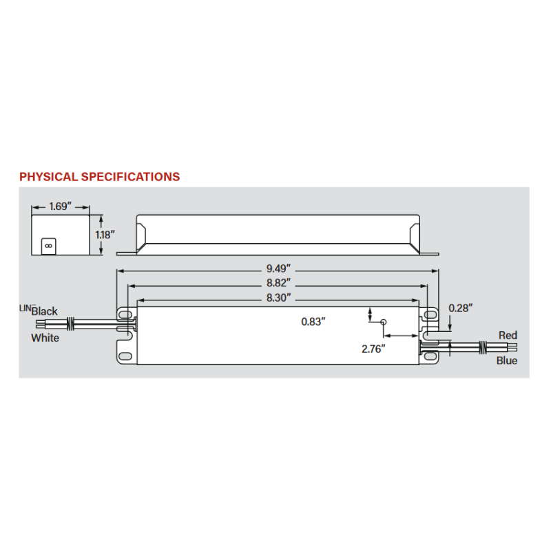 Keystone KTLD-80-UV-24V 80W Constant Voltage LED Driver