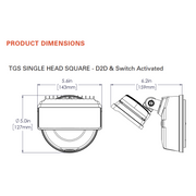 Halo TGS 27W LED Security Floodlight