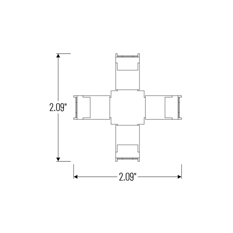 Nora NATLCB X Connector for COB LED Tape Light