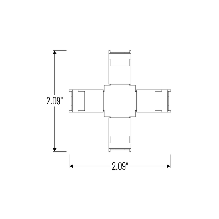 Nora NATLCB X Connector for COB LED Tape Light