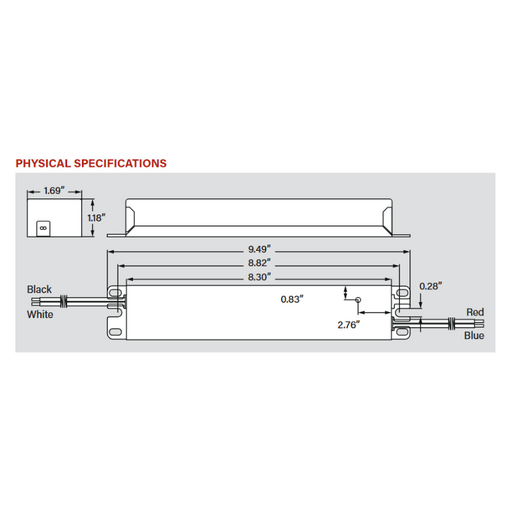 Keystone KTLD-100-UV-12V 96W Constant Voltage LED Driver