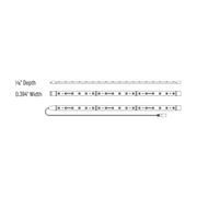 Nora NUTP10-W16CCT 16-ft 24V 2.25W/ft. CCT Color Tuning LED Tape Roll