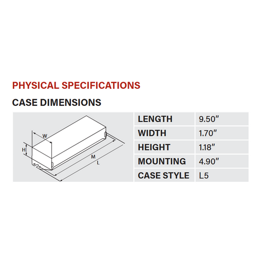 Keystone KTLD-60-UV-24V 60W Constant Voltage LED Driver