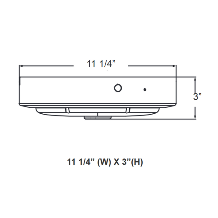 Westgate CXER-30-50W-MCTP-SR Round New Concept Garage and Ceiling Light, Selectable CCT & Wattage
