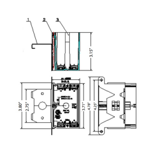 Energetic EPB-1G21 21 cu Single-Gang Adjustable-Depth Electrical Deep Switch and Outlet Box
