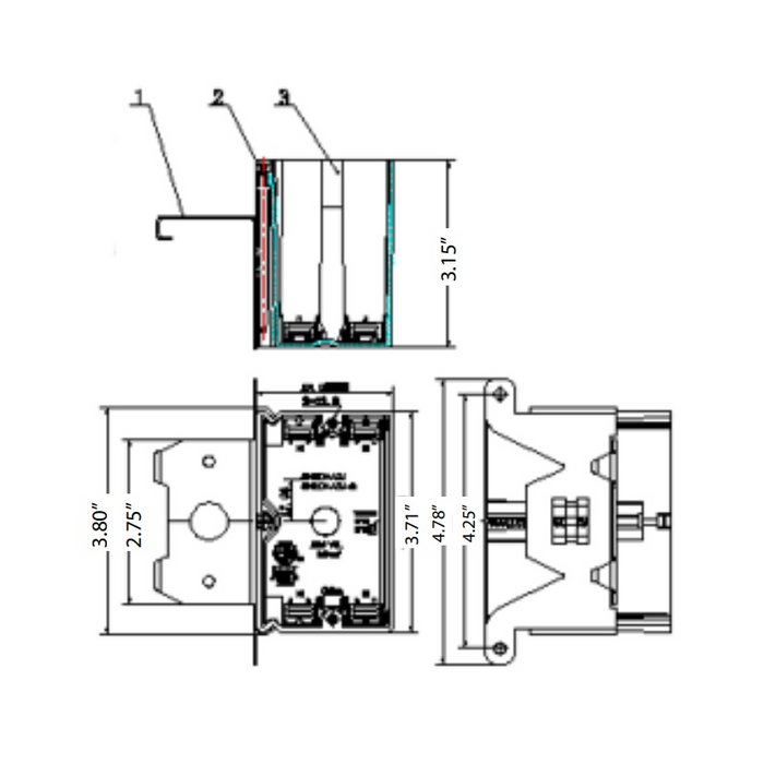 Energetic EPB-1G21 21 cu Single-Gang Adjustable-Depth Electrical Deep Switch and Outlet Box