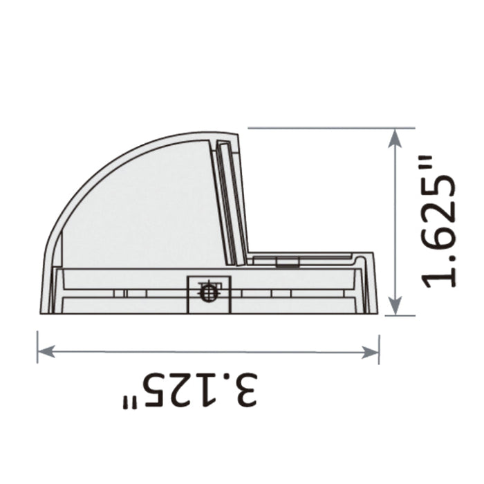 ABBA STB09 G4 LED Brass Deck Light