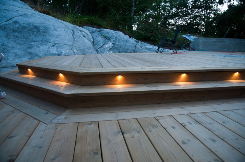 ABBA STB09 G4 LED Brass Deck Light