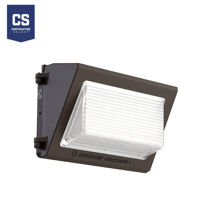 Lithonia Contractor Select TWR1 16W/36W/59W LED Wall Pack, Selectable CCT & Lumens, Up to 8500 Lumens, 120-347V, Bronze