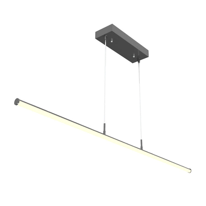 Lámpara colgante decorativa LED Westgate SDTL de 2,4 m, 40 W, 50 W y 60 W, con tubo lineal y CCT ajustable