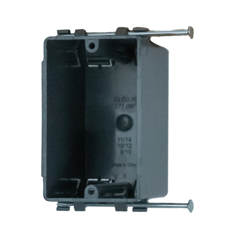 Caja de salida de una vía EPB-1G18-KO de 18 pies cúbicos con 4 orificios precortados integrados