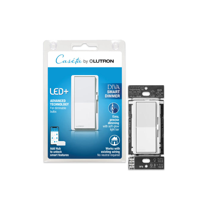 Lutron DVRF-6L Caseta Diva Atenuador inteligente, 150W