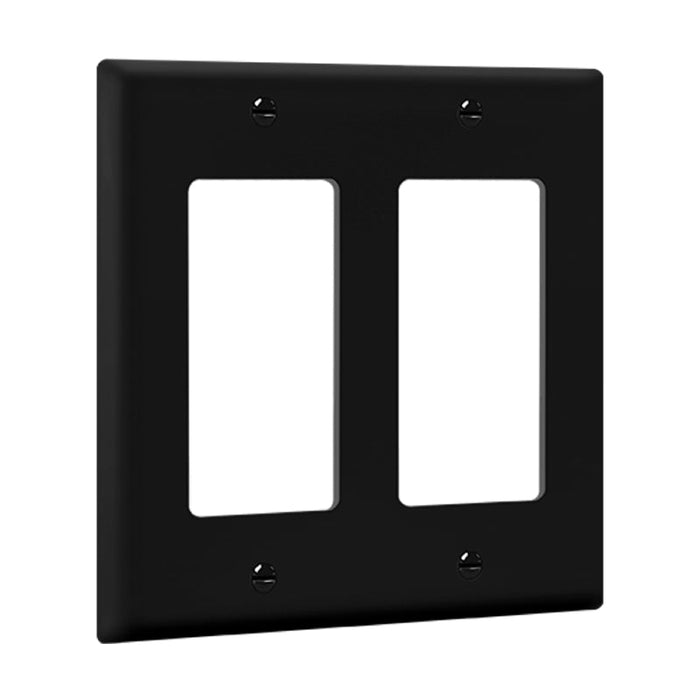 Enerlites 8832 2-Gang Decorator/GFCI Wall Plate