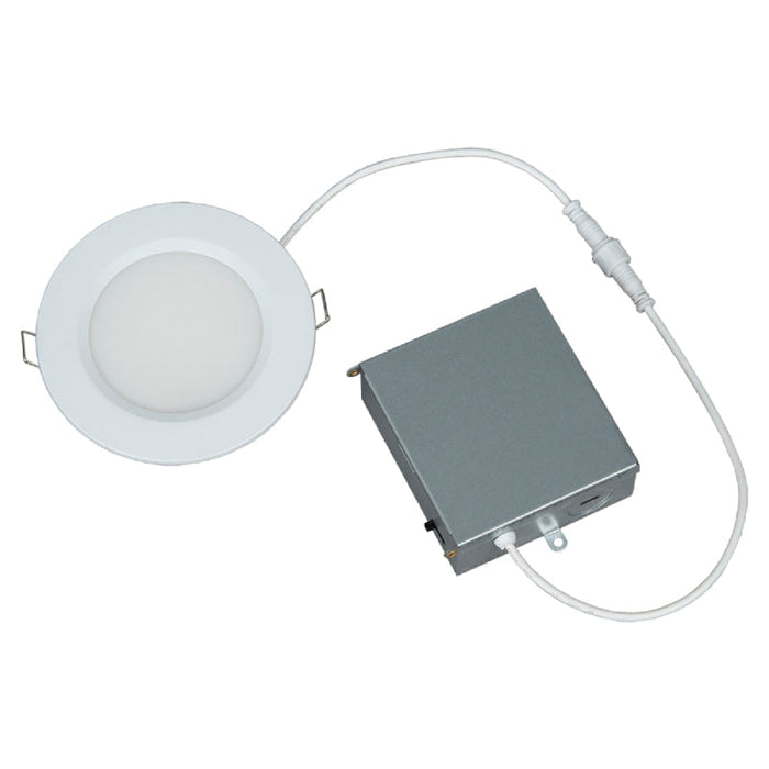 Energetic E2DLF 4" 8W LED Slim Downlight, CCT Selectable, Dimmable, 120V