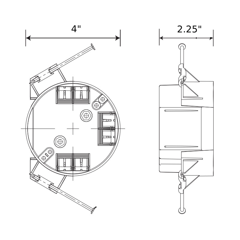 Energetic EPB-R20 20 cu Round Outlet Box