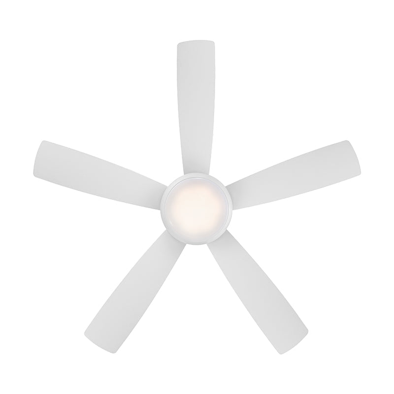 WAC F-035L Odyssey Flush 52" Ceiling Fan with LED Light Kit