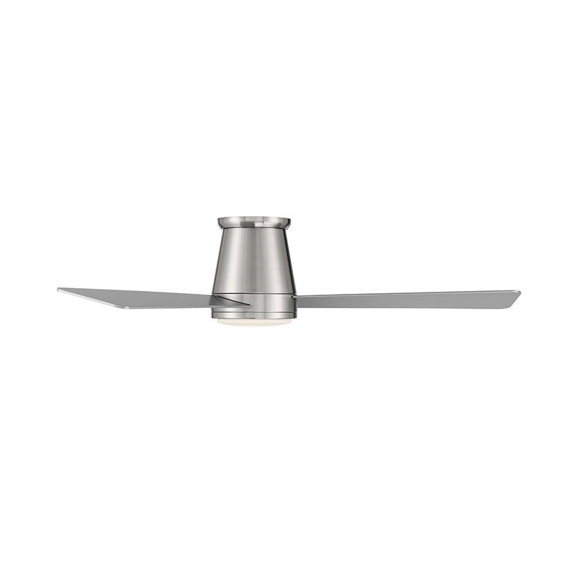 WAC F-037L Hug 52" Flush Mount Ceiling Fan with LED Light Kit