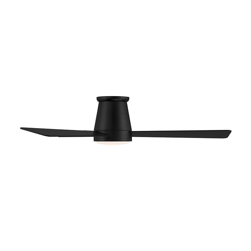 WAC F-037L Hug 52" Flush Mount Ceiling Fan with LED Light Kit