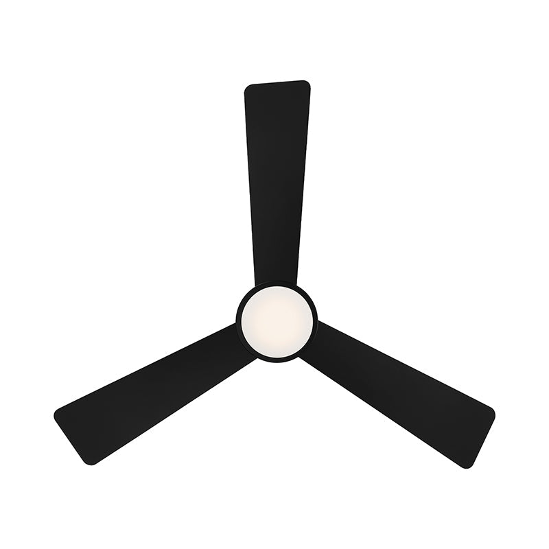 WAC F-037L Hug 52" Flush Mount Ceiling Fan with LED Light Kit