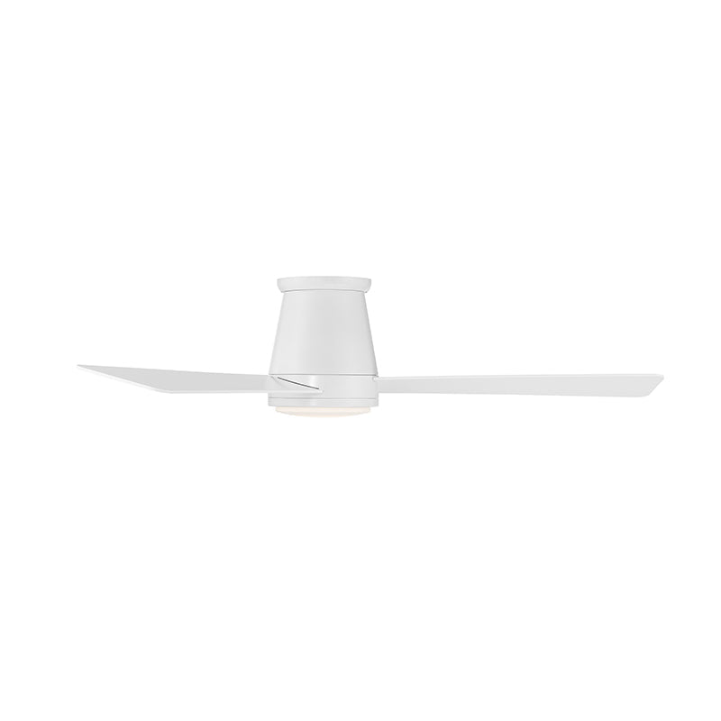WAC F-037L Hug 52" Flush Mount Ceiling Fan with LED Light Kit