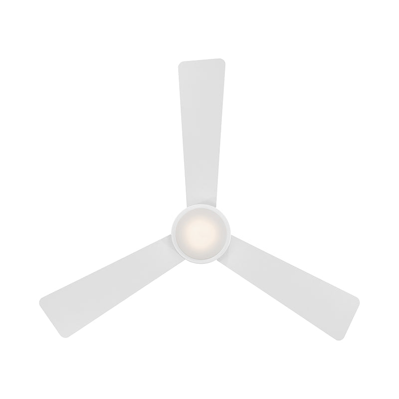 WAC F-037L Hug 52" Flush Mount Ceiling Fan with LED Light Kit