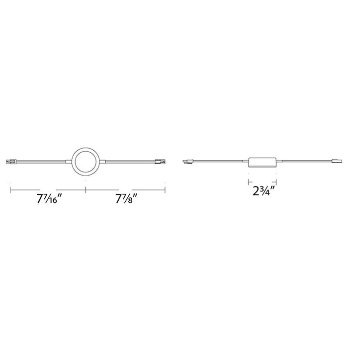 WAC HR-AC73 4W LED Puck Light Kit, 3-CCT Switchable