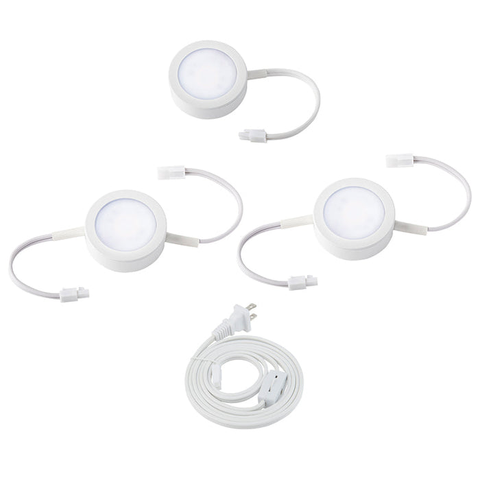 WAC HR-AC73 4W LED Puck Light Kit, 3-CCT Switchable