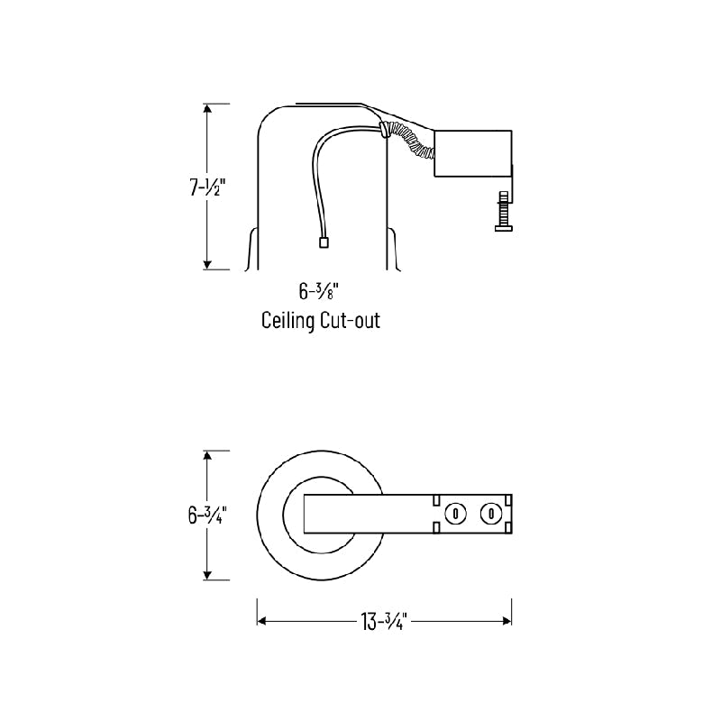 Nora NHRIC-6LMRAT 6" IC Air-Tight LED Dedicated RemodHousing